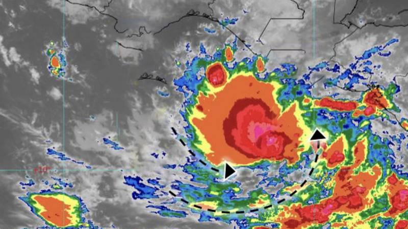 tormenta tropical pilar-satelite