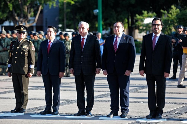 Encabeza el gobernador de Sinaloa conmemoración del 113 Aniversario de la Revolución Mexicana