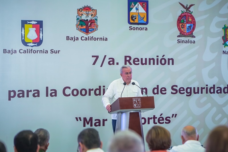 Destaca Rocha Moya coordinación efectiva en seguridad con los gobernadores del Mar de Cortés