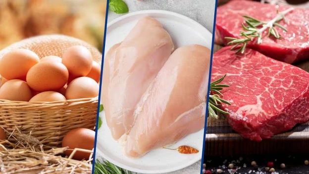Cuesta de enero 2023 vs. 2024: ¿A cuánto estaba el kilo de huevo, pollo y carne hace un año?