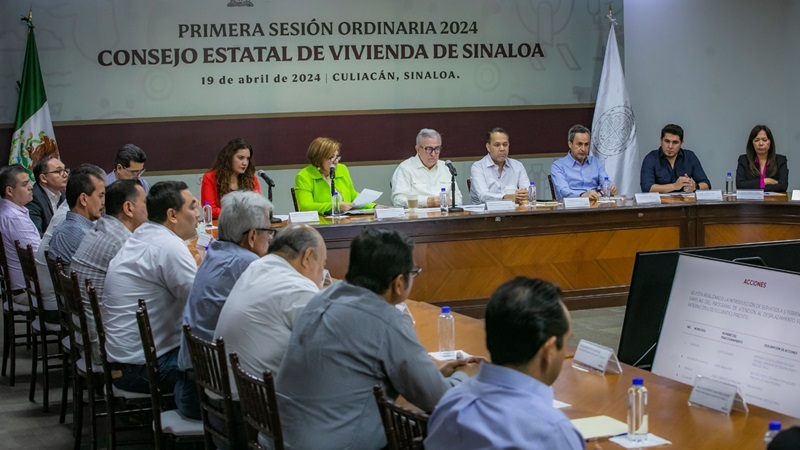 Encabeza Rocha primera sesión ordinaria del Consejo Estatal de Vivienda