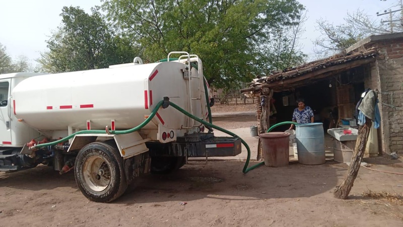 Sebides apoya a las comunidades afectadas por la sequía de Sinaloa