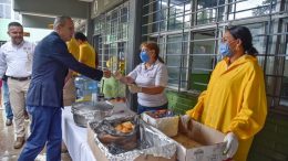 gerardo vargas en refugio preventivo por tormenta