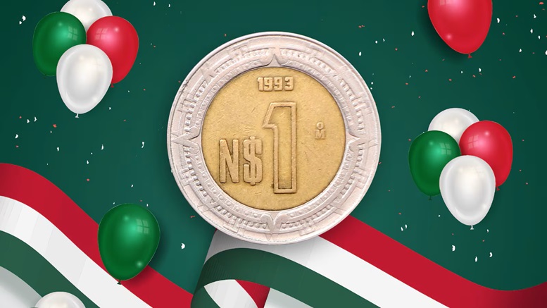 moneda de un peso mexicano