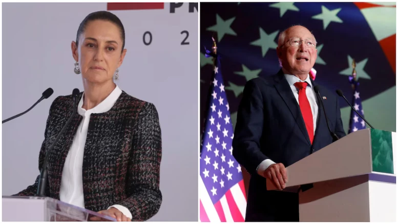 claudia sheinbaum y ken salazar