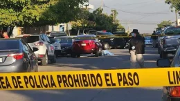 escena de suceso violento en Culiacán