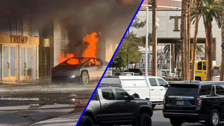 explosion de cybertruck en las vegas