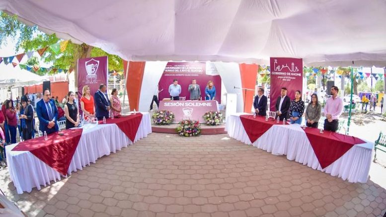 Autoridades realizaron sesión de cabildo para la comunidad de El Guayabo por su 88 aniversario.