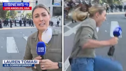 periodista-agredida-protestas-los-angeles