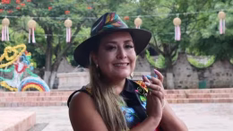 Rosa Elena Milan Pastor alcaldesa de Cuitzeo, Michoacán