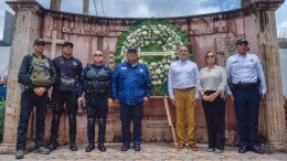 homenaje al policía caído en ahome