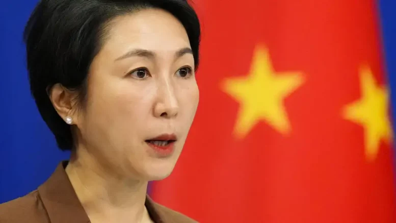 portavoz china Mao Ning