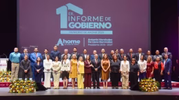 antonio menedez presenta el Primer Informe de Gobierno