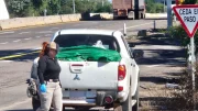 escena del crimen en carretera costera