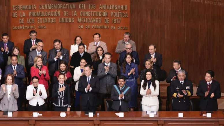 rubén rocha en conmemoración del aniversario 109 de la promulgación de la constitución querétaro