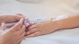 inyeccion de medicamento