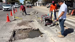 reparación en pavimento