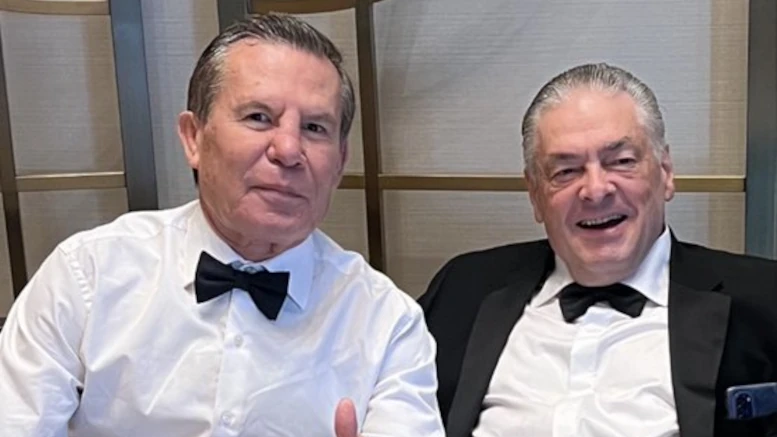 Eduardo Lamazón con JC Chavez.