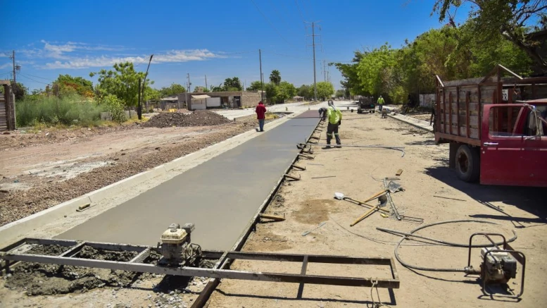 pavimentación en los mochis