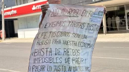 protestas contra tarifas de cfe