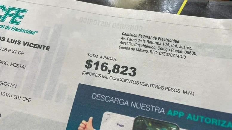 recibo de cfe