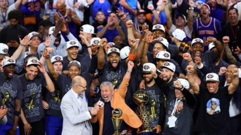 Knicks celebran campeonato