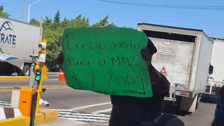 agricultores protestan