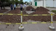 antonio menendez supervisa obra de drenaje