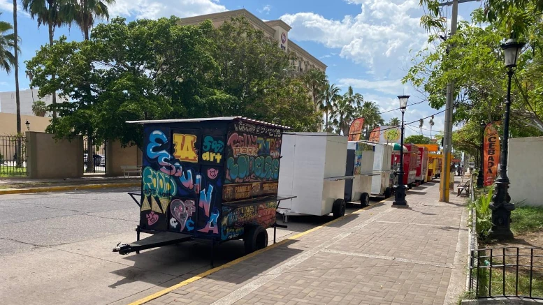 food trucks en vía publica