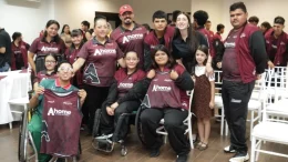 marissa menendez abandera a delegacion paralimpica