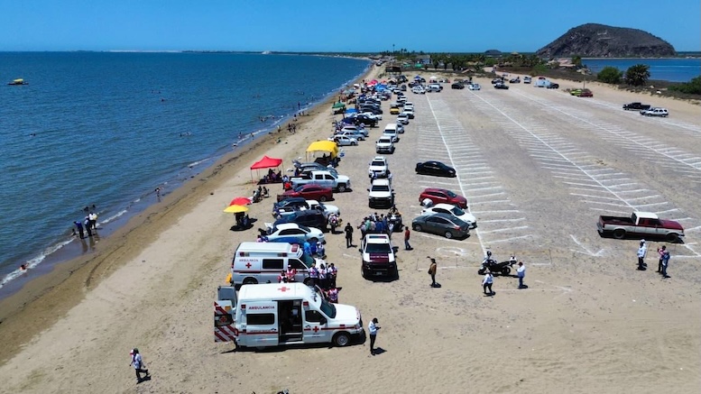 vigilancia en playa del maviri