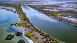 vista aerea del dren juarez
