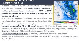 aviso sobre trayectoria huracán polo