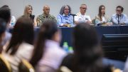 graciela domínguez en reunión de seguridad