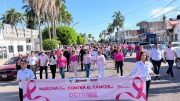 marcha rosa contra el cáncer de mama