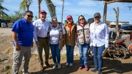 entrega de apoyos a campos pesqueros